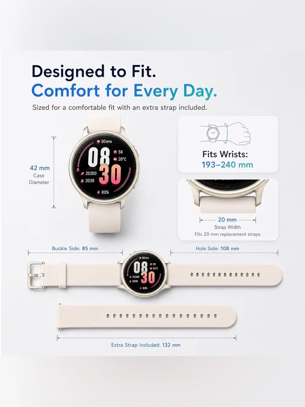 Smart Watch for Women (Answer/Make Call)